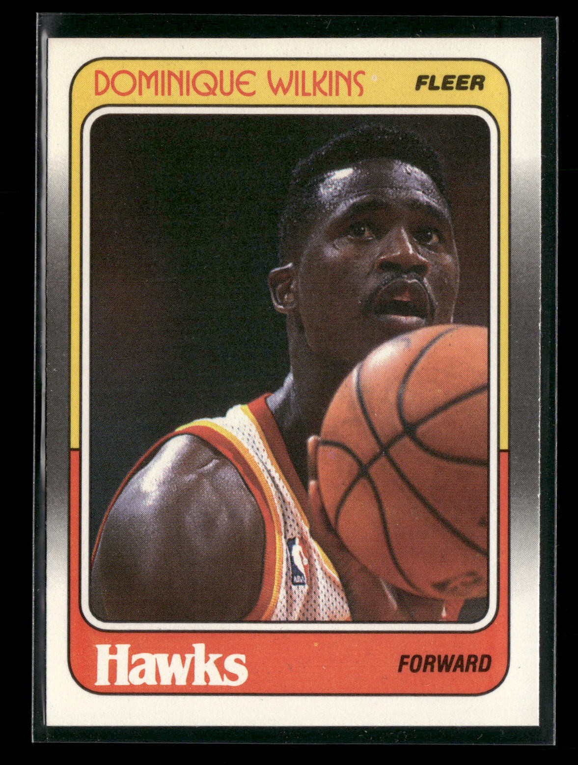 1988-89 Fleer #5 Dominique Wilkins Atlanta Hawks