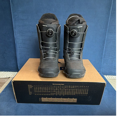 Burton Ruler Step On Snowboard Boots Dial Men s 9 Black Snowboarding
