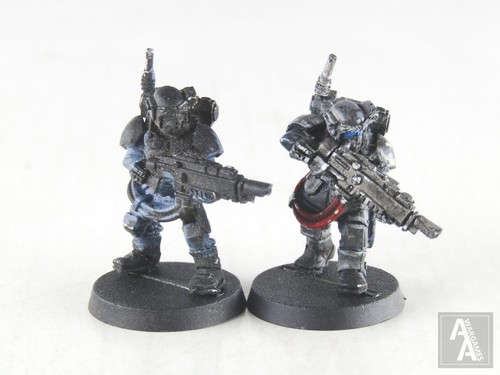 (2515) Kasrkin Veteranen Metall Imperiale Garde Astra Militarum 40k 30k Warhammer
