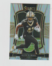 2025 PANINI SELECT ALVIN KAMARA RB SAINTS #140 SILVER PRIZM SP