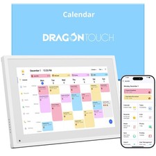 Dragon Touch 10.1 inch Digital Calendar Chore Chart   Interactive Touchscr
