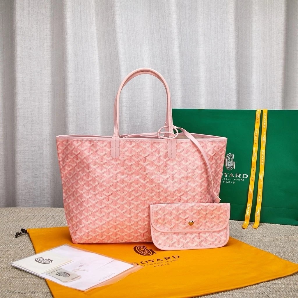 Limited Edition Goyard Louis PM Tote Bag Pink Rare Authentic