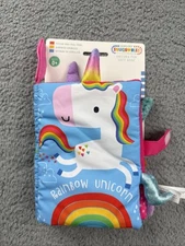 Sensory Snuggobles Make Believe Ideas Unicorn Tails Soft Cloth Book