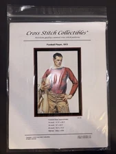 2018 “Football Player, 1913,” Cross Stitch Collectibles, Cross Stitch Pattern