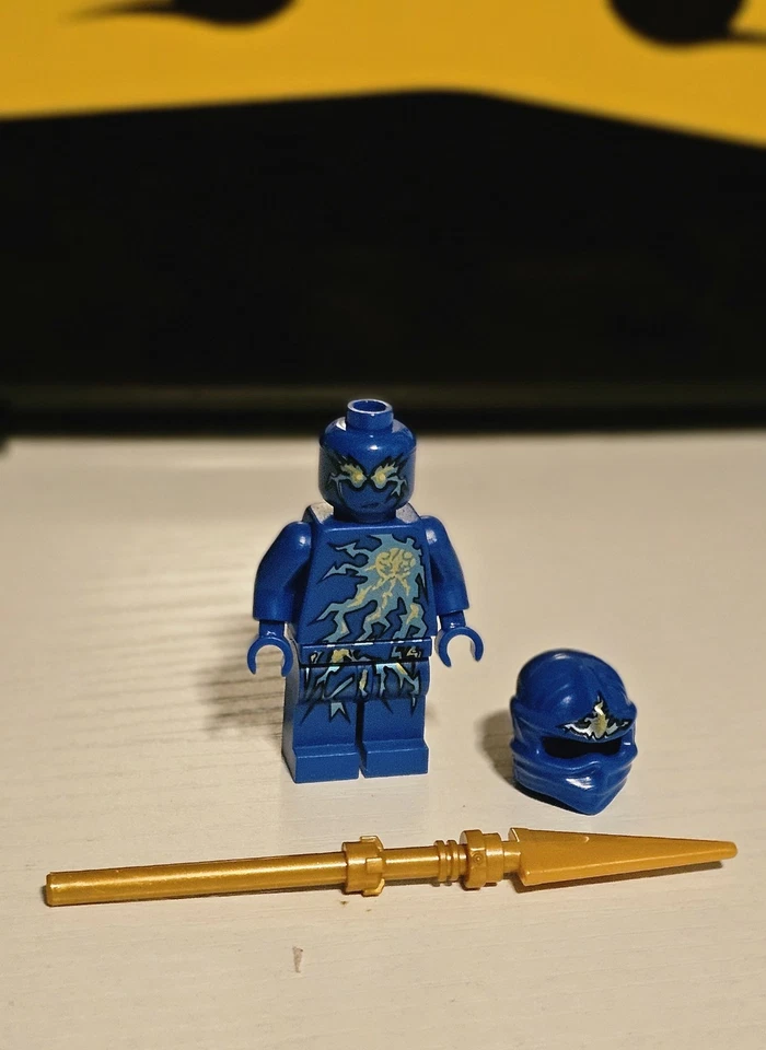 NUEVO Ninjago NRG Jay Minifigura Lego Personalizada Blue Lightning Ninja 9570 Foto 3 de 4
