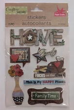 Home & Family Scrapbooking Stickers By Crafter's Square
