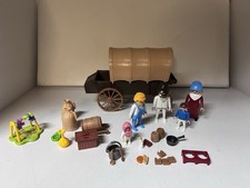 Playmobil Western Wagon With Family And Accessories Very Good Condition