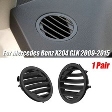 Air Ac Vent Parts & Accessories Clip-On Front 2009-2015 2PCS/2PACK ABS Black