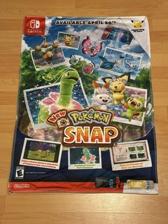 Nintendo Switch Pokemon Snap Promo Fabric Display Poster 24x33