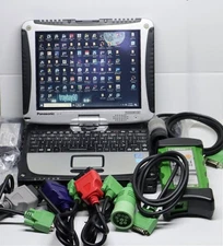 Semi Truck Scan Tool Heavy Duty Truck Diagnostic Scanner Diesel, Regen Laptop