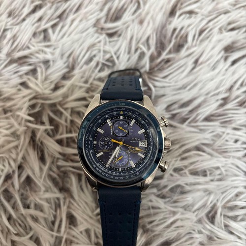 Citizen Promaster Sky Blue Angels AT8020-03L Eco-Drive Chronograph Watch Japan