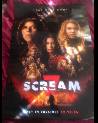 Scream 7 Original Rolled 27x40 DS Movie Poster Horror