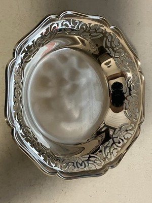 Vintage WMF Ikora 870 6315 EPBrass Germany Silverplate Starburst