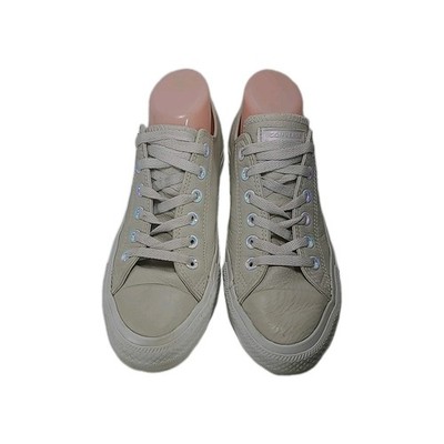 Converse Chuck Taylor All Star Lo Sneaker Leather Women Pale Putty Sz Wm 9 Mn 7