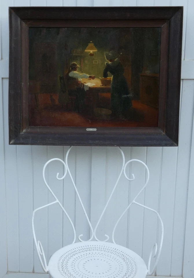 CHARLES LIEBERT 19. Jh. - GROSSE & SCHÖNE LEINWAND ZUM RESTAURIEREN - DAS... - Bild 2 von 4