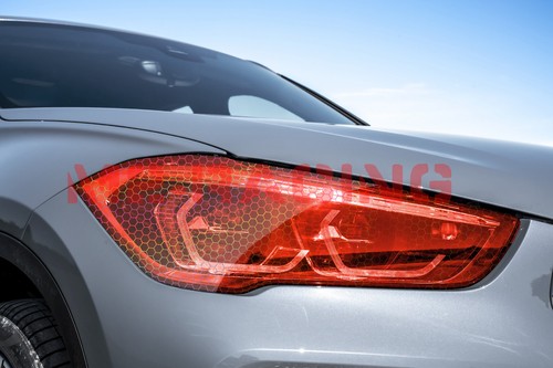 12" Hex Holographic Gloss Headlight Taillight Tint Film Fog Honeycomb Protective - Bild 30 von 86