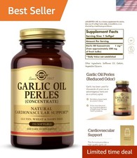 Natural Garlic Oil Concentrate Softgels - 250 Count for Cardiovascular Wellness