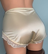 NEW Glossy Secret Stretch Satin L 7 Hi Cut Bikini Panties SILKY  2nd Skin