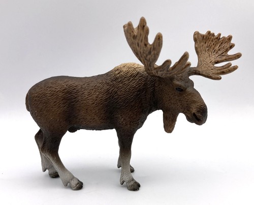 Schleich Male BULL MOOSE 2009 Retired Wildlife Animal Figure 14619