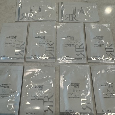 10 x ReVive Intensite Creme Lustre Night Cream 0.06oz / 2ml Each Total 20ml New