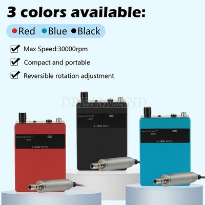 Dental Lab Portable Electric Micromotor Polishing E-type Motor Handpiece 3 color