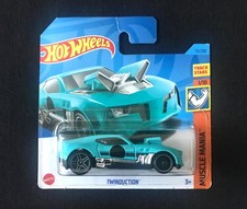 Hot Wheels Twinduction Muscle Mania 1/10 73/250 Blue Diecast Car Short Card 2023