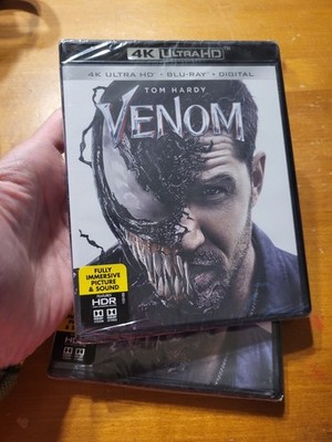 Venom 4K Ultra HD+Blu Ray+Digital Film Tom Hardy READ