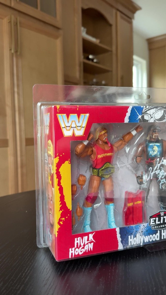 Mattel WWE Elite Hulk Hogan Signed 3 Pack Target 40th Anniversary