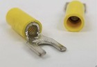 THOMAS & BETTS 10RC-10F YELLOW FORK TERMINALS 50 COUNT NEW — photo 6