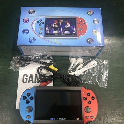 X7 Handheld Spielkonsole 8GB 2000+ Spielen MP4 4.3'' Video Game Consoles DHL