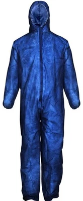 50x Asatex PP-3 Blue XL Polypropylen Schutzanzug Einweg-Overall Schutzoverall - Bild 1 von 4