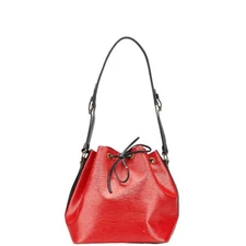 Louis Vuitton Petit Noe Epi Shoulder Bag Women Red One Size