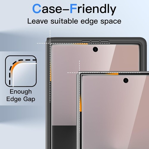 2-Pack Privacy Tempered Glass Screen Protector For Galaxy Z Flip 7 / Z Fold 7 5G - Picture 13 of 13