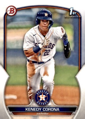 2023 Bowman #BP-148 Kenedy Corona Prospects Sky Blue #/499