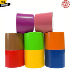 Rainbow Colored Duct Tape 8 Rolls, 2 in X15 Yards, Colorful Duct Tape,Heavy Duty