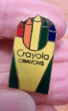 Crayola Crayons Lapel Pin Binney & Smith