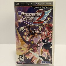 PSP Phantasy Star Portable 2 Game Complete In Box CIB Manual English US Tested