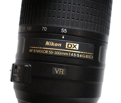 NIKON AF-S DX NIKKOR 55-300mm F4.5-5.6 G ED VR Telephoto Lens | eBay