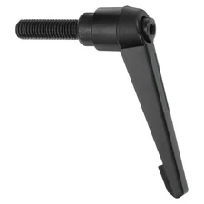 Clamping Lever Handles, M12 x 40mm Male Thread Knobs Handle, Black