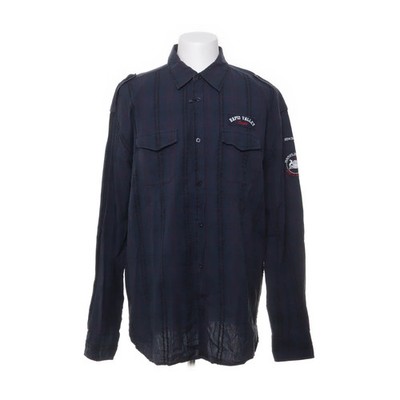 Eagle Denim, Hemd, Größe: 3XL, Blau/Rot, Baumwolle, Herren #GMl