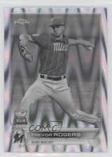 2022 Topps Chrome Sonic Black & White RayWave Refractor Trevor Rogers #15 13u1