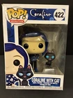 "Coraline with Cat" #422 Pop! FUNKO Animation Vinyl Figure 2018 Movie - DAMAGED