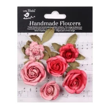 Little Birdie FOINA Paper Flowers - Precious Pink 8pc 94347