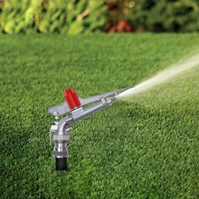 2" 360 Adjustable Impact Sprinkler Large Area Water Irrigation Spray Gun Head