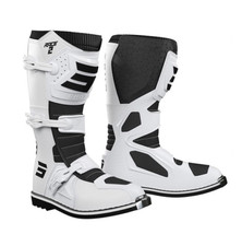 STIVALI MINI CROSS MOTO FUORI STRADA BMX BIMBO SHOT SX BIANCO  30 31 32 33 34 35