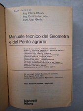 Manuale tecnico del geometra e del perito agrario terza edizione Signorelli