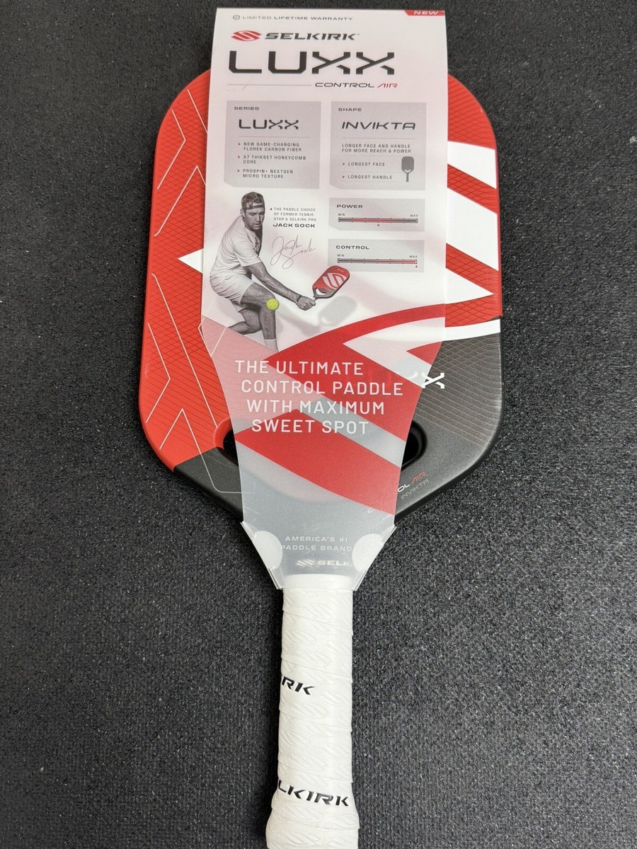 Selkirk LUXX Control Air Invikta Pickleball Paddle RED In