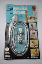 Vintage Sears Personal Shower NEW in Package No Piping Wall/Hand Held