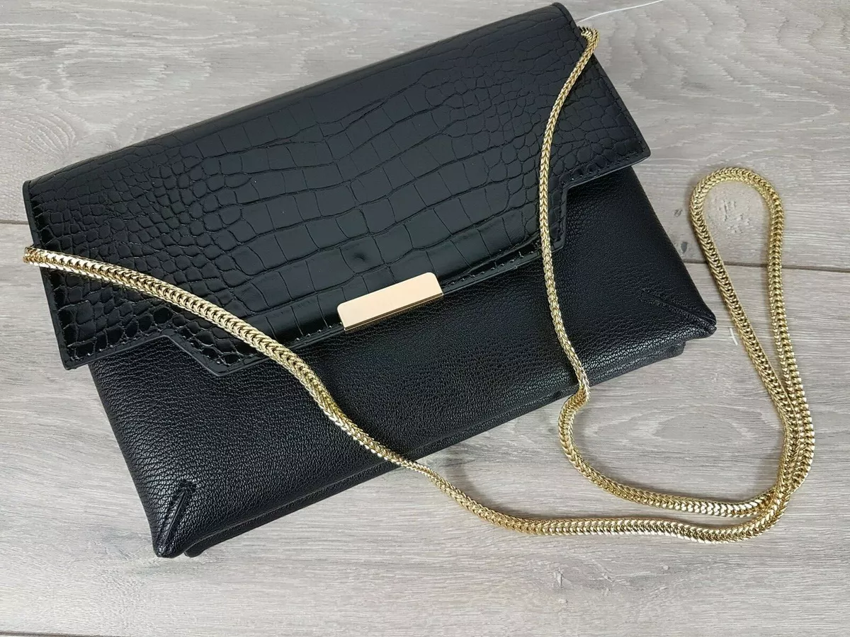 Dorothy perkins gold clutch store