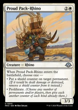 NM Proud Pack-Rhino, MTG, Modern Horizons 3, Magic the Gathering, 41
